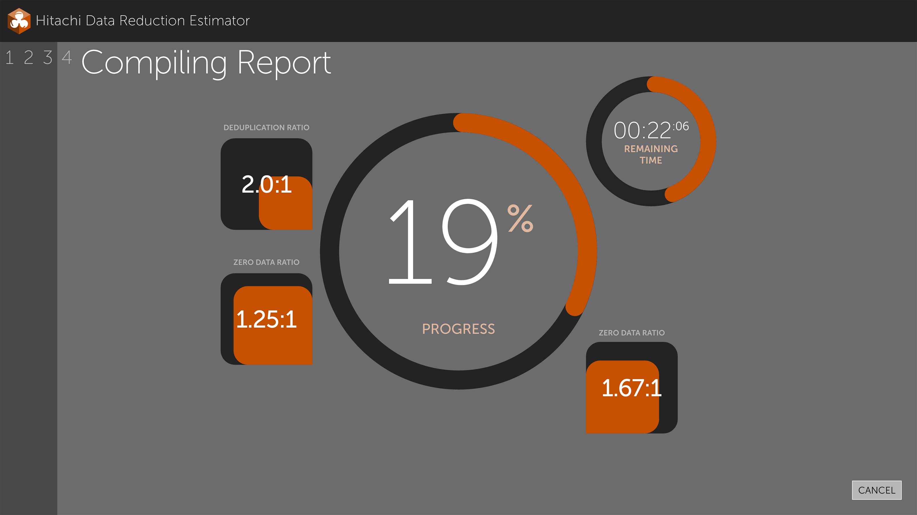 compiling report mockup